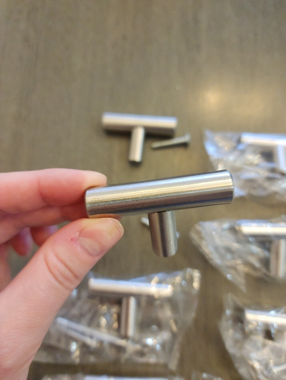 Brushed Nickel Stainless Steel Cabinet Hardware (26 pulls) - Picture 6 of 6